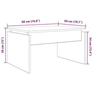 Couchtisch Altholz-Optik 68x50 cm