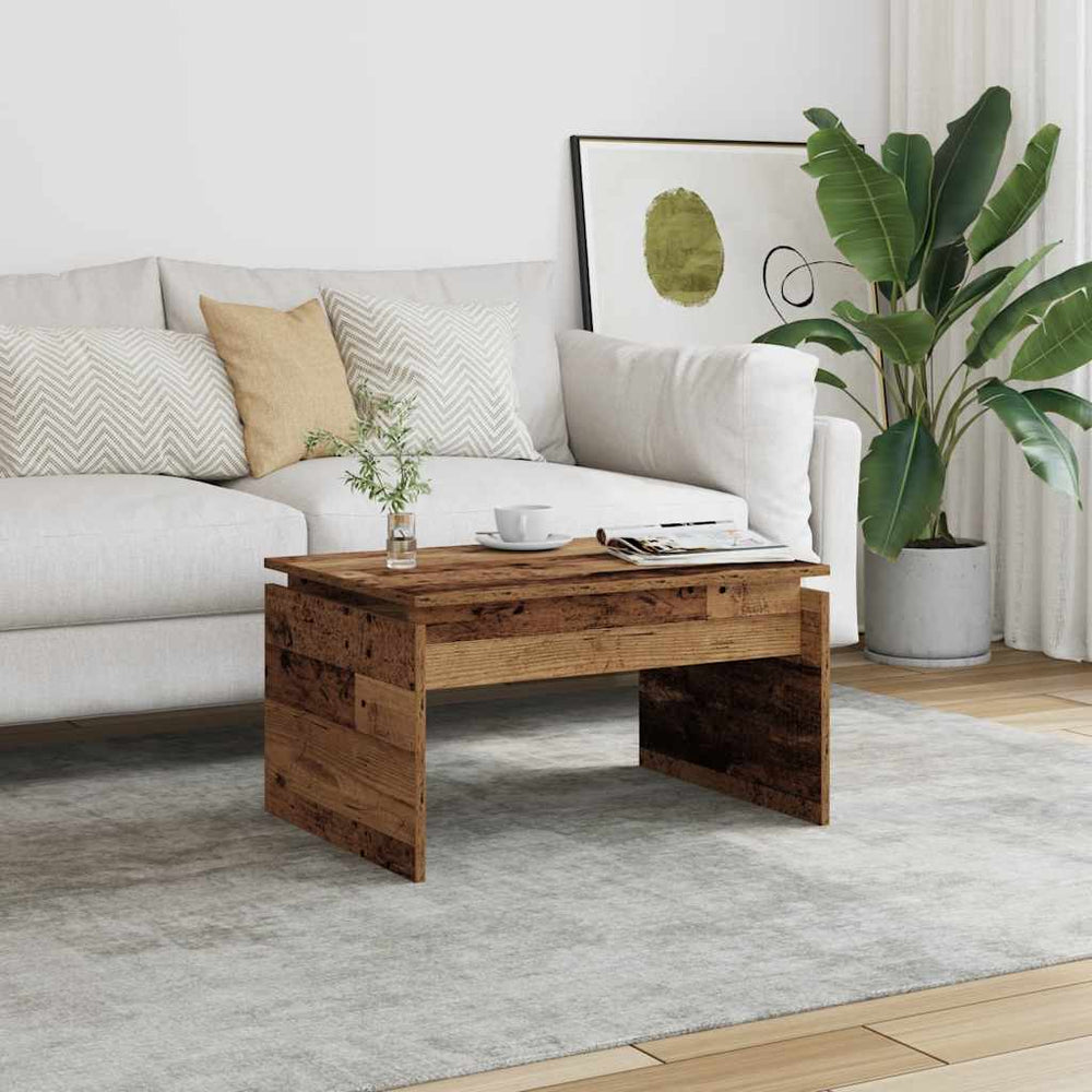 vidaXL Coffee Table Reclaimed Wood Look 68x50x38 cm Engineered Wood