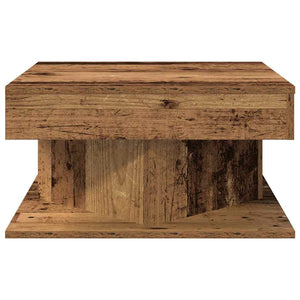 Couchtisch Altholz-Optik 55x55 cm
