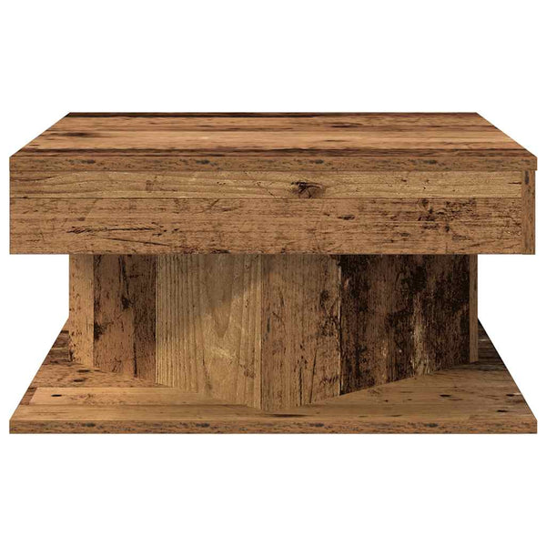 Couchtisch Altholz-Optik 55x55 cm