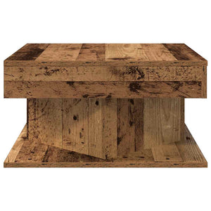 Couchtisch Altholz-Optik 55x55 cm
