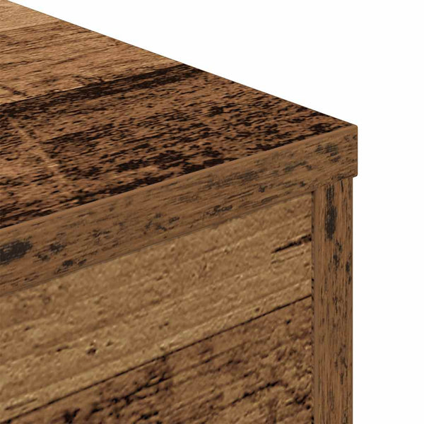 Couchtisch Altholz-Optik 55x55 cm