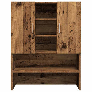 Waschmaschinenschrank Altholz-Optik 90cm