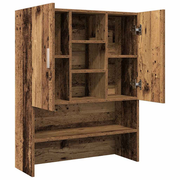 Waschmaschinenschrank Altholz-Optik 90cm