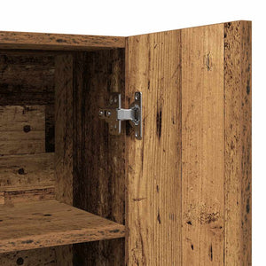 Waschmaschinenschrank Altholz-Optik 90cm
