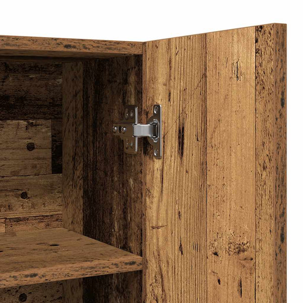 Waschmaschinenschrank Altholz-Optik 90cm