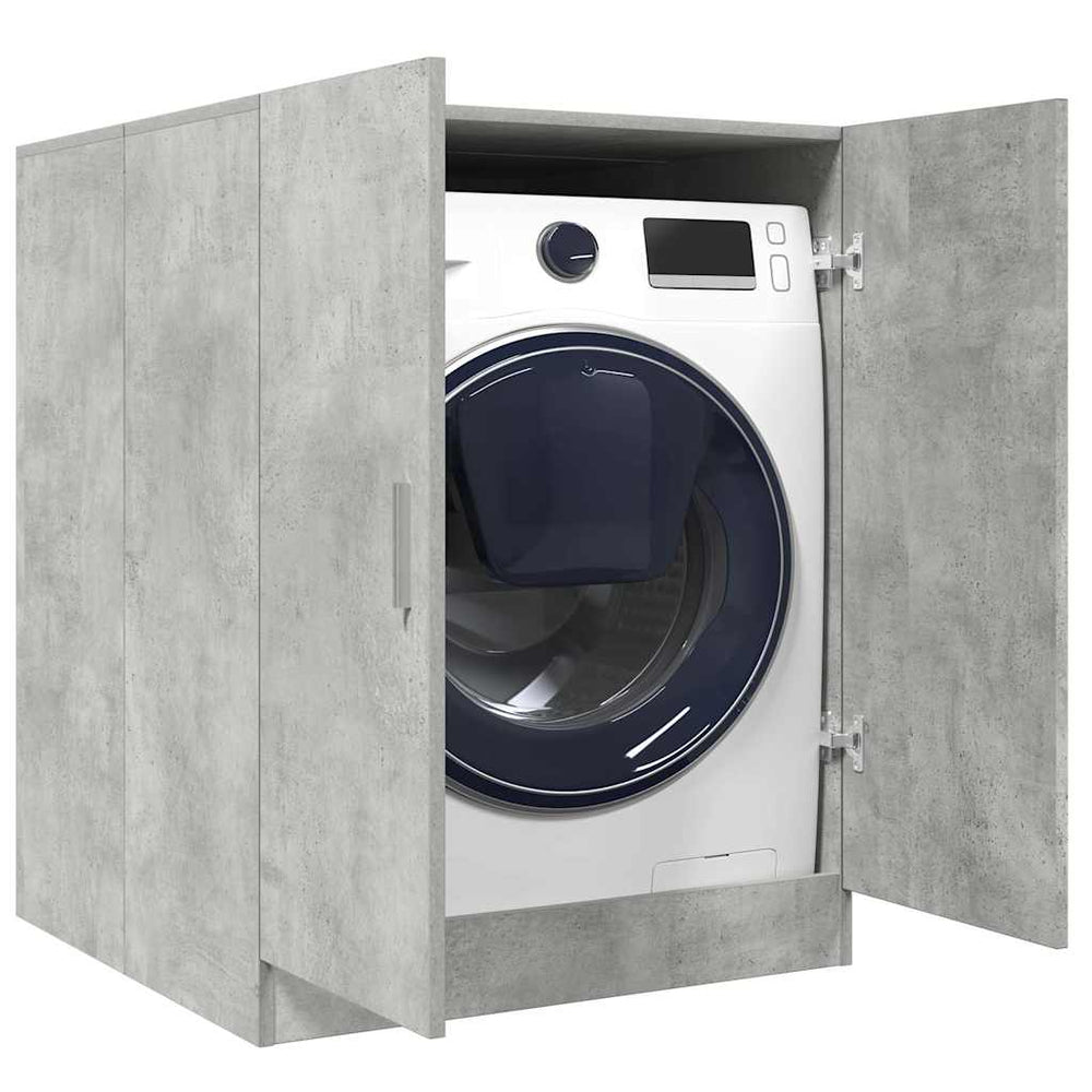 Waschmaschinenschrank Betongrau 70,5x71,5x91,5 cm