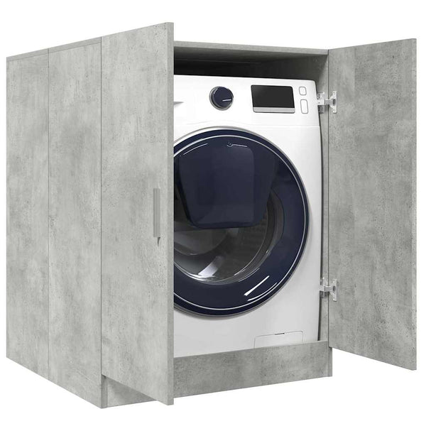 Waschmaschinenschrank Betongrau 70,5x71,5x91,5 cm