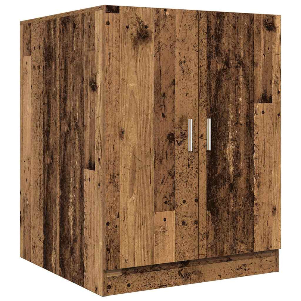Waschmaschinenschrank Altholz-Optik
