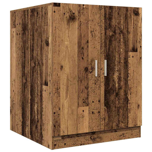 Waschmaschinenschrank Altholz-Optik