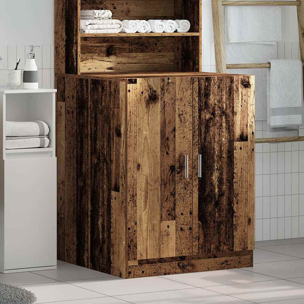 Waschmaschinenschrank Altholz-Optik