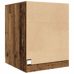 Waschmaschinenschrank Altholz-Optik