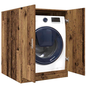 Waschmaschinenschrank Altholz-Optik
