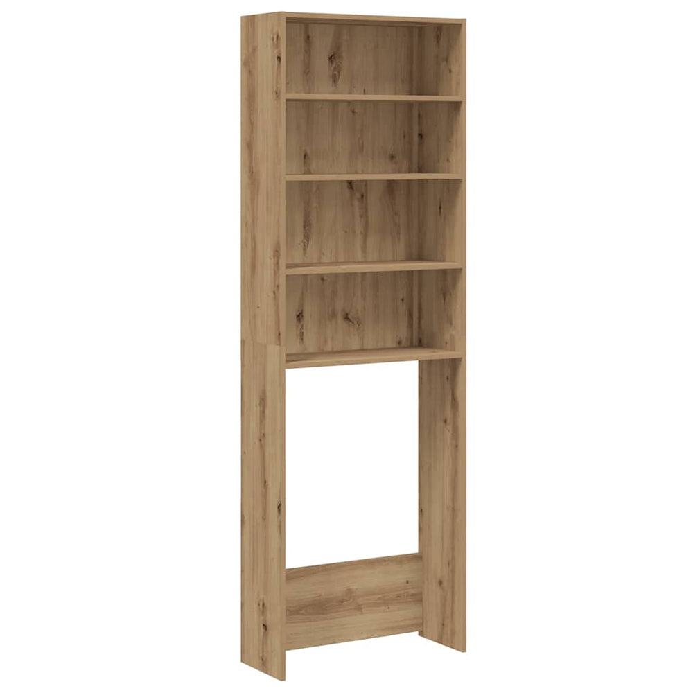 vidaXL Washing Machine Rack Artisan Oak 64x24x190 cm
