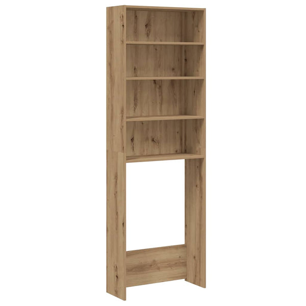 Waschmaschinenregal Artisan Eiche 64x24x190 cm