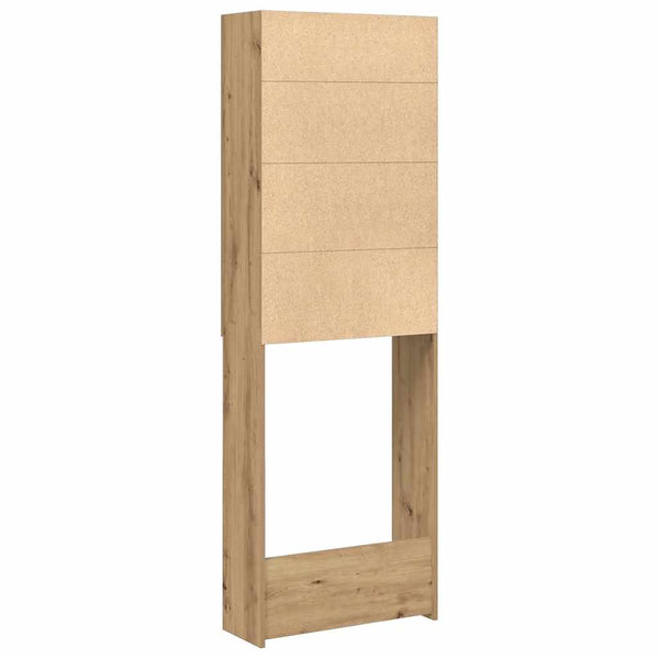 Waschmaschinenschrank Artisan Eiche 64x25,5x190 cm