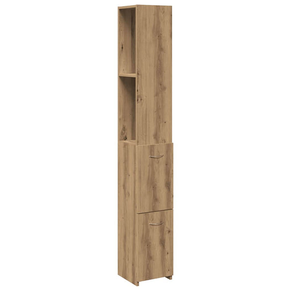 Badschrank Artisan Eiche 25x25x170 cm