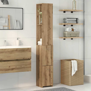 Badschrank Artisan Eiche 25x25x170 cm