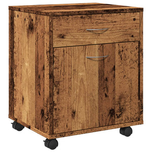 Rollcontainer Altholz-Optik, 45 cm