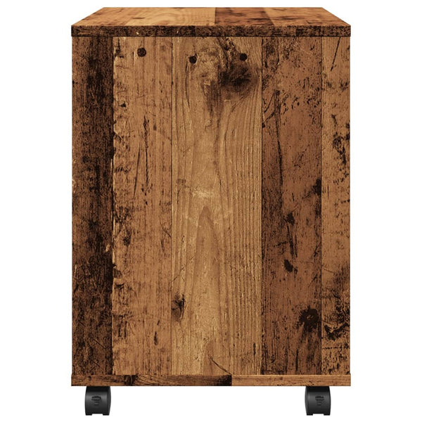 Rollcontainer Altholz-Optik, 45 cm