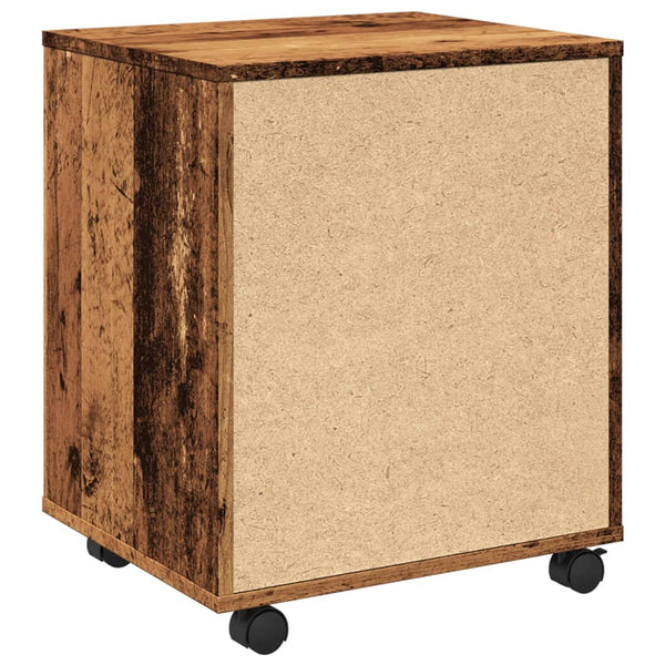 Rollcontainer Altholz-Optik, 45 cm