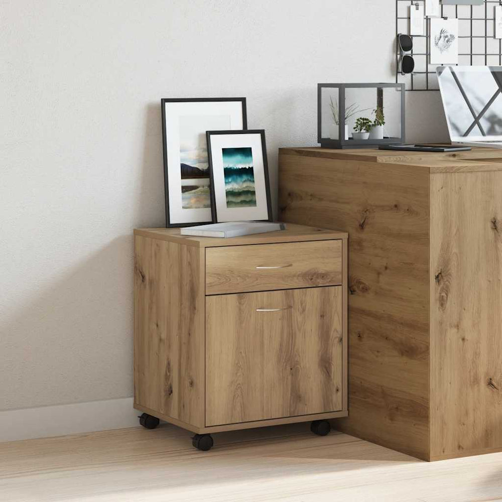 Rollcontainer Artisan Eiche 45x38x54 cm