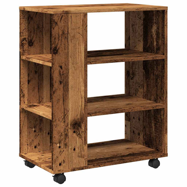 Rollcontainer Altholz-Optik 60x35x75 cm