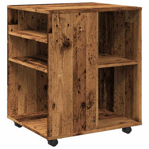 Rollschrank Altholz-Optik, 60 cm