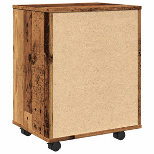 Rollcontainer Altholz-Optik, 46 cm