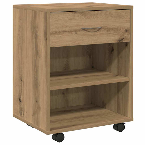 vidaXL Caisson de classement Chêne artisan 46x36x59 cm Bois d'ingénierie