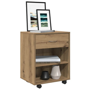 vidaXL Caisson de classement Chêne artisan 46x36x59 cm Bois d'ingénierie