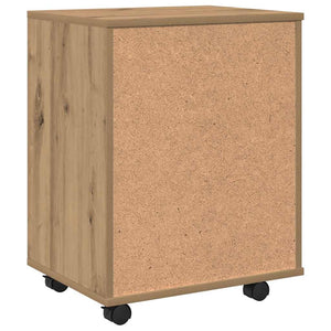 vidaXL Caisson de classement Chêne artisan 46x36x59 cm Bois d'ingénierie