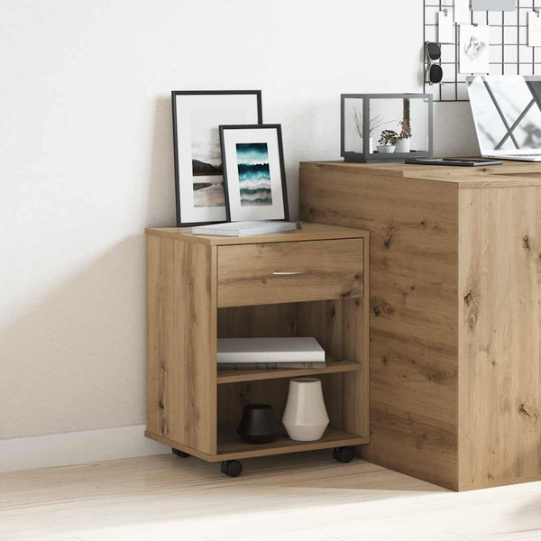 vidaXL Caisson de classement Chêne artisan 46x36x59 cm Bois d'ingénierie