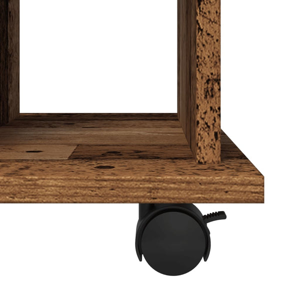 Rollcontainer Altholz-Optik 60x45x60 cm