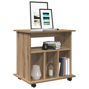 vidaXL Caisson de classement chêne artisan 60x45x60 cm bois d'ingénierie