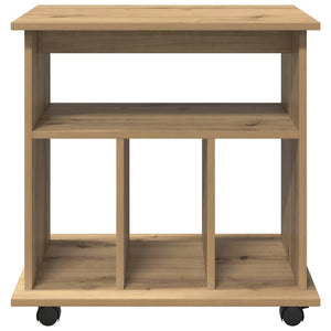 vidaXL Caisson de classement chêne artisan 60x45x60 cm bois d'ingénierie