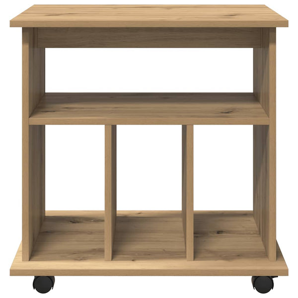 vidaXL Caisson de classement chêne artisan 60x45x60 cm bois d'ingénierie
