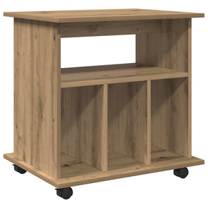 vidaXL Caisson de classement chêne artisan 60x45x60 cm bois d'ingénierie