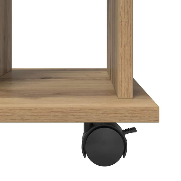 vidaXL Caisson de classement chêne artisan 60x45x60 cm bois d'ingénierie