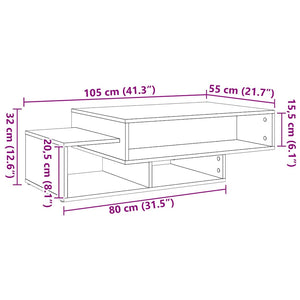 Couchtisch Artisan Eiche 105 cm