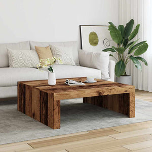 Couchtisch Altholz-Optik 100x100 cm