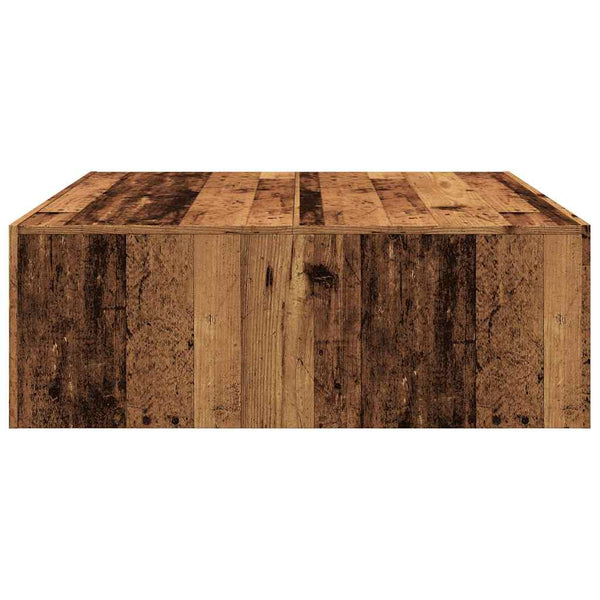 Couchtisch Altholz-Optik 100x100 cm