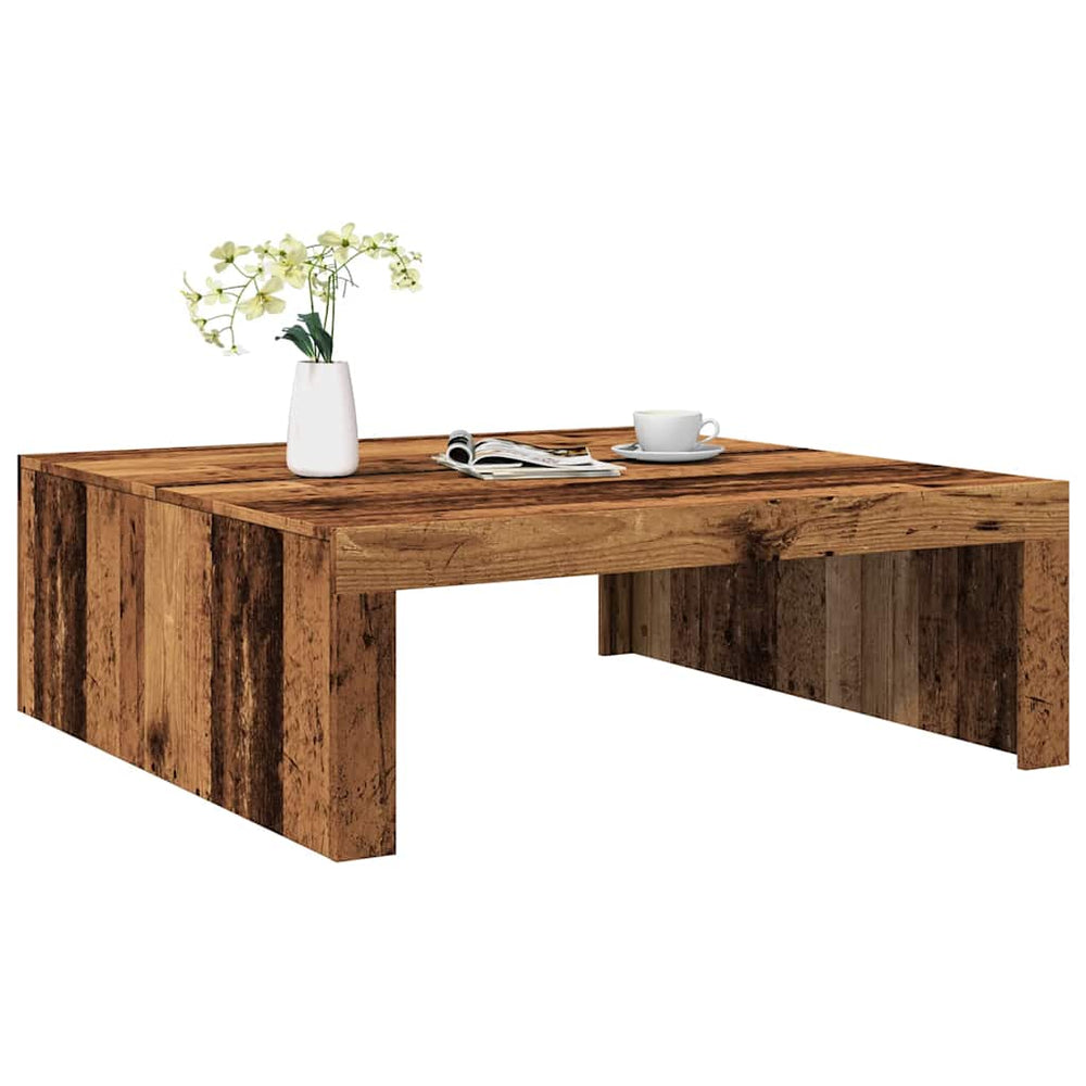 Couchtisch Altholz-Optik 100x100 cm