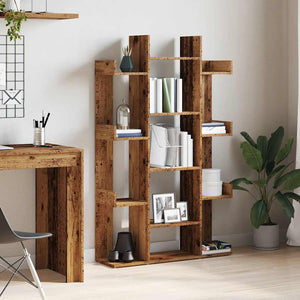 Bücherregal Altholz-Optik 140 cm