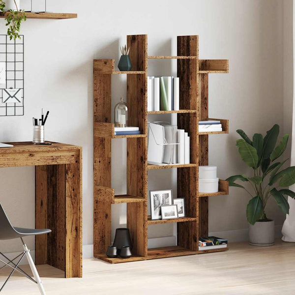 Bücherregal Altholz-Optik 140 cm