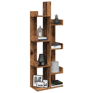 Bücherregal in Altholz-Optik, 140 cm hoch