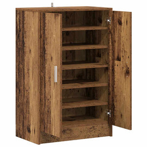 Schuhschrank Altholz-Optik, 60 cm