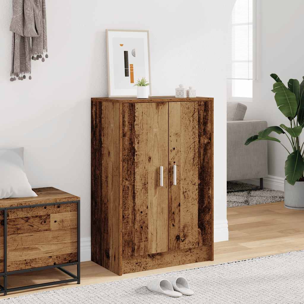 Schuhschrank Altholz-Optik, 60 cm