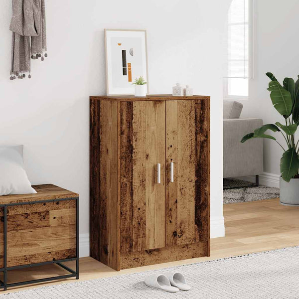 Schuhschrank Altholz-Optik, 60 cm