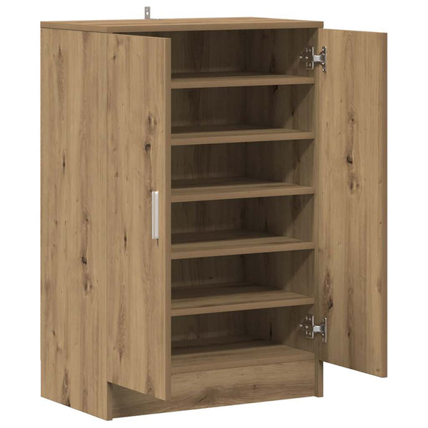 Schuhschrank Artisan Eiche 60x35x92 cm